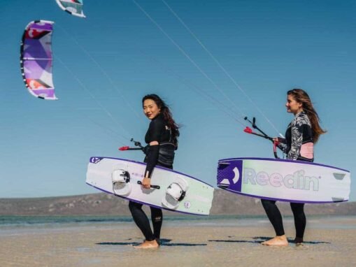 Reedin Woman Kiteboarding